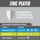 Pinnacle M6 Zinc Plated Hex Nuts - 16 Pack - Metal - Durable Connection