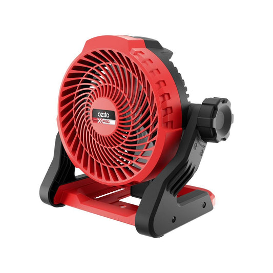 Ozito 18V Cordless Portable Fan PXPFS 018 - 360° Rotation - 3 Speed Settings - Auzzistore