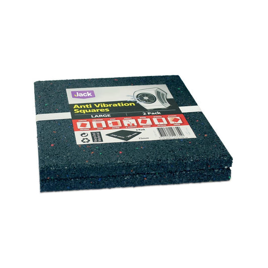 Jack Anti Vibration Squares 200x200mm 15mm Noise Suppressor 2 Pack - Auzzistore