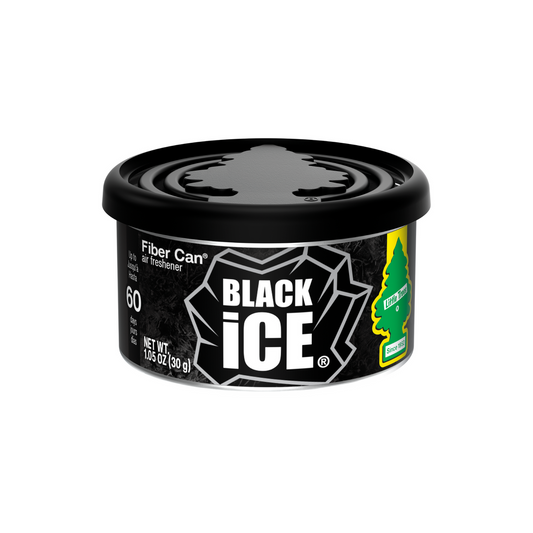 Little Trees Black Ice Air Freshener Fiber Can - 30g - 60mm x 40mm x 60mm