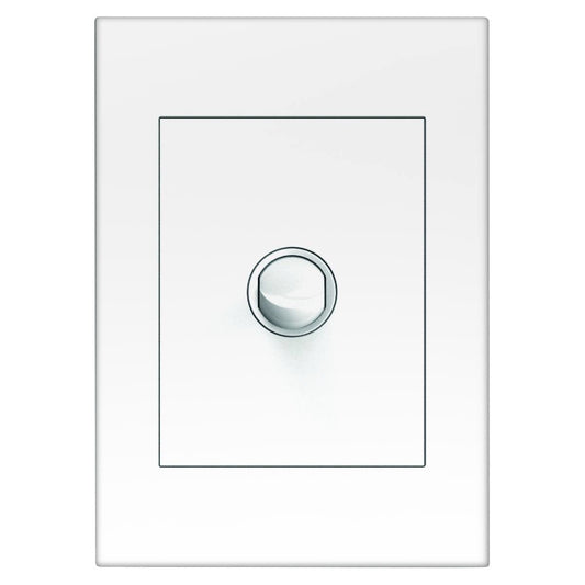 Hpm Vivo Wall Switch 1 Gang White Plastic Easy Install Reliable - Auzzistore