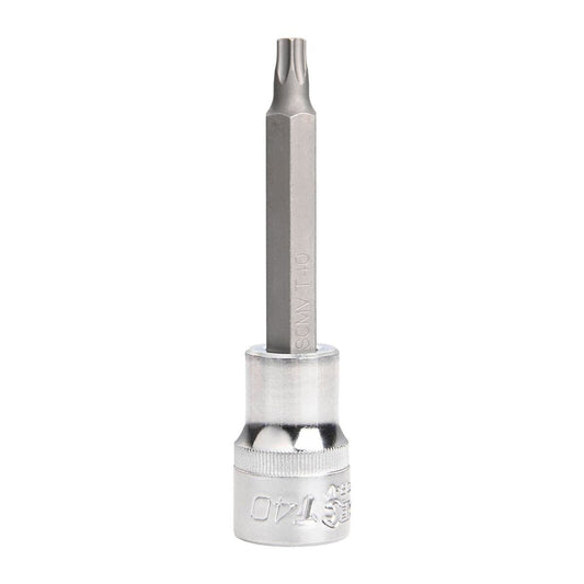 Kincrome Tamperproof Torx Bit Socket T40 100mm Chrome Vanadium Steel - Auzzistore