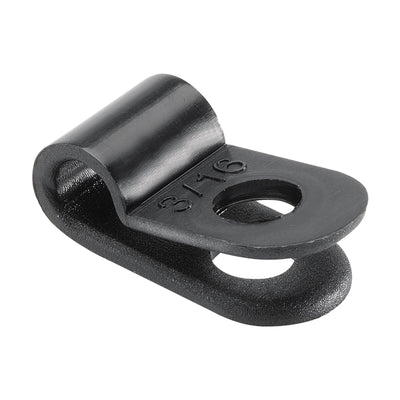 Narva Nylon Cable Clamps 6.4mm UV Weather Resistant Black 5 Pack
