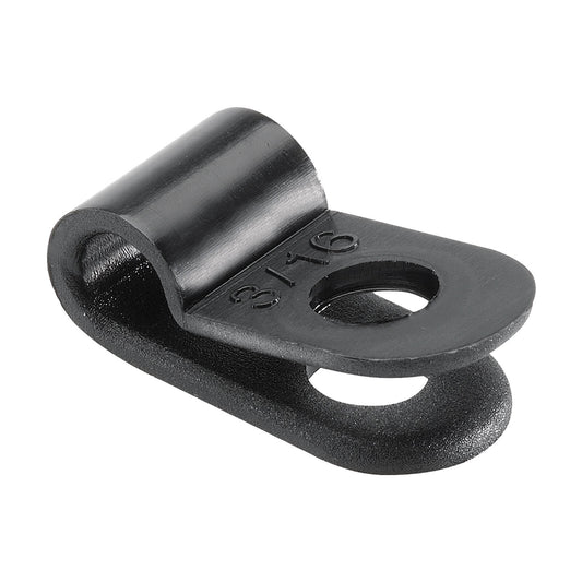 Narva Nylon Cable Clamps 6.4mm UV Weather Resistant Black 5 Pack
