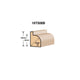 Ultra Router Bit - 6mm Radius - Tungsten Carbide - Durable Design