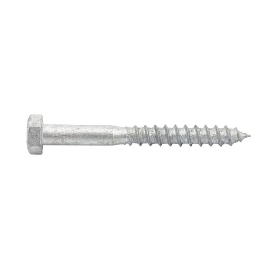 Zenith M8 x 75mm Hot Dipped Galvanised Hex Head Coach Screw Each - Auzzistore