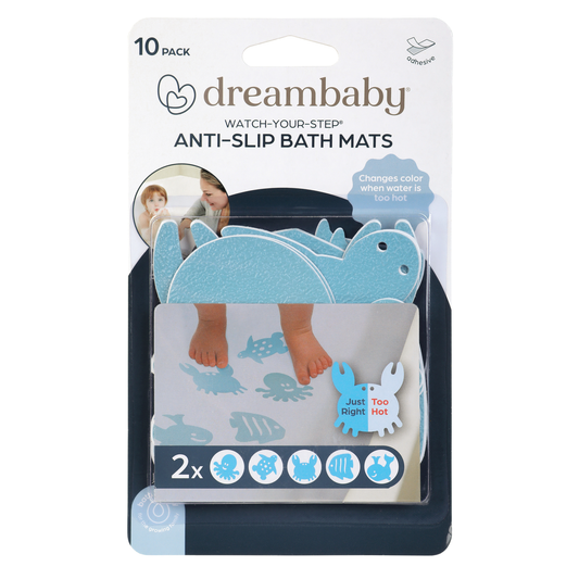 Dreambaby Child Safety Bath Strips - Non-Slip - PVC - Heat Sensing