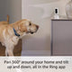 Ring Black Pan Tilt Indoor Camera - 360° Coverage - HD Video - Black