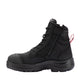 Bata Industrials Women’s Black Luna Side Zip Safety Boot US Size 7 - Durable - Comfortable - Easy Access