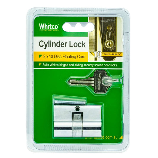 Whitco Replacement Security Disc Cylinder - 17mm - Brass - Easy Install - Auzzistore