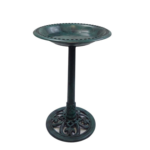 Decorative Bird Bath - 50 x 50 x 69cm - UV Stabilised Polypropylene - Durable - Auzzistore