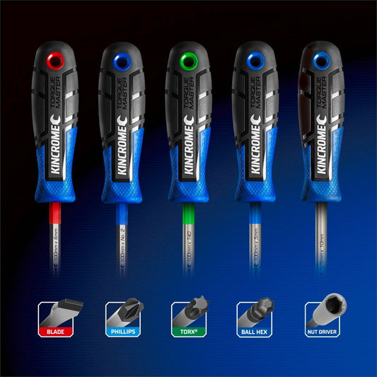 Kincrome Torquemaster Bit Set - 11 Piece - Chrome Vanadium Steel - Colour Coded – view 2