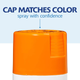 Rust-Oleum 2X Ultra Cover Gloss Real Orange Spray Paint 340g - Durable - Fast-Drying - Versatile
