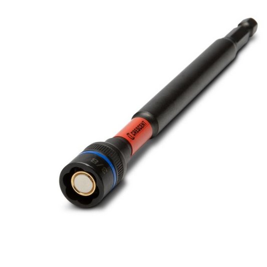 Crescent Bolt Biter Magnetic Impact Nut Driver & Extractor 3/8" x 6" - Durable Chrome-Molybdenum - Bi-Directional Design - Auzzistore