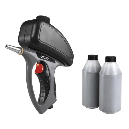 Ozito 500ml Air Sand Blasting Gun - Compact Plastic - Rust Removal