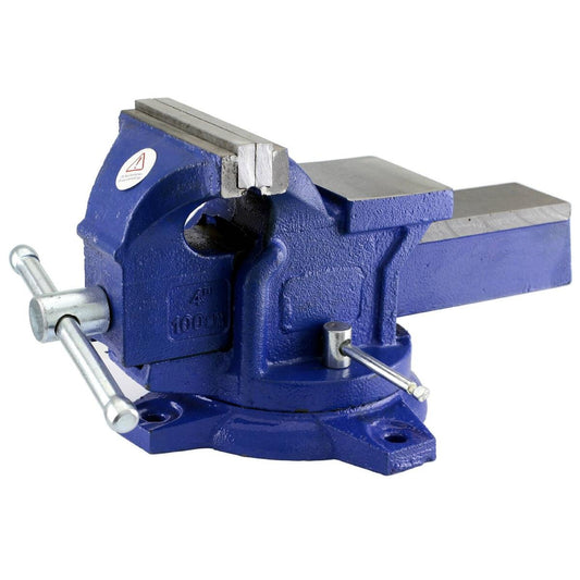 Craftright Bench Vice - 100mm - Cast Iron - Swivel Base
