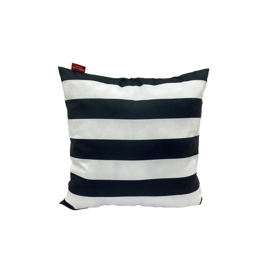 Mojo 45cm Striped Cushion Cover - Black - Contemporary Design