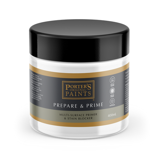 Porter S Paints 400ml WB Prepare Prime - Multi-Surface Primer - Stain Blocking - Low Odour - Auzzistore