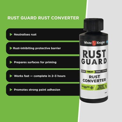 White Knight Rust Guard Rust Converter - 0.125L - 0.562kg - Neutralises Rust