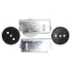 Cowdroy Track Access Robemaker Components Pack - 40kg Galvanised Steel - Smooth Running