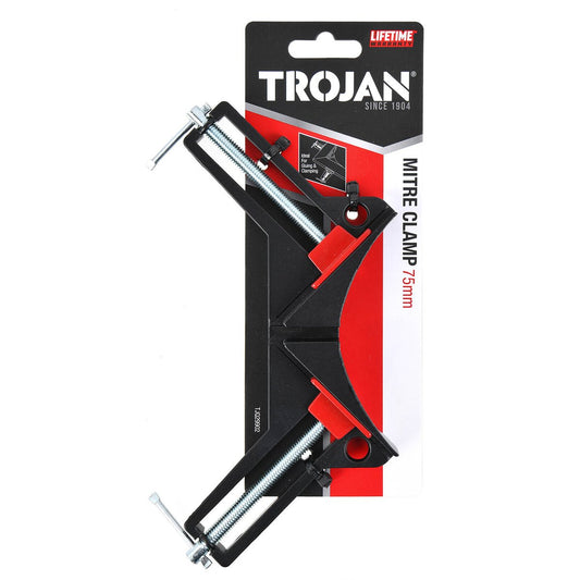 Trojan 75mm Mitre Clamp - Die-Cast Aluminium - Lightweight - 90-Degree Clamping