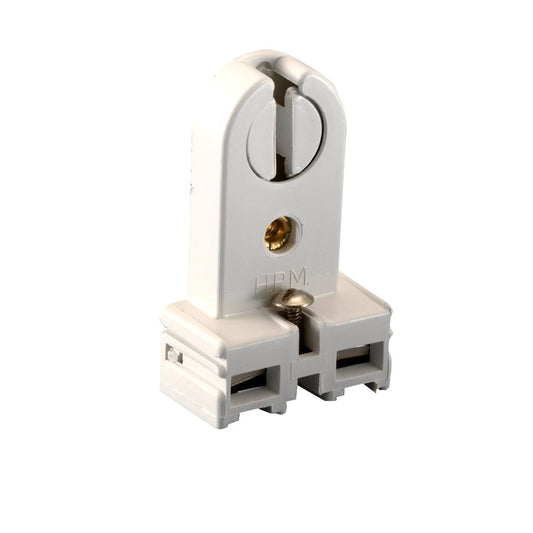 HPM Fluorescent Lampholder - 100mm Plastic - Durable Design