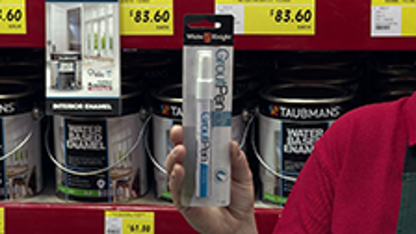 White Knight Grout Pen - 5ml White - Enamel Paint - Easy To Use