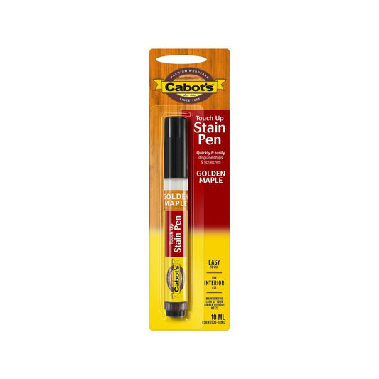 Cabot S Touch Up Stain Pen 10ml Golden Maple - Disguises Chips & Scratches - Auzzistore