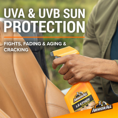 Armor All Leather Protectant & Cleaner Spray 500mL - UV Protection & Conditioning