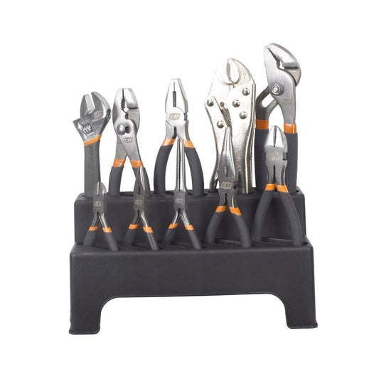 Craftright 10 Piece Plier and Wrench Set - 300mm x 310mm x 105mm - Auzzistore