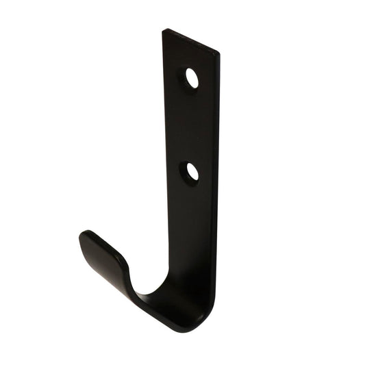 Adoored Black Zieta Deco Hook - 1 Piece - 29mm x 39mm x 70mm