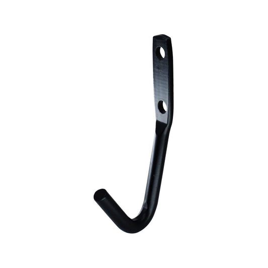 Everhang Medium Black J Bolt Hook - 5mm x 45mm x 105mm - Durable Steel - Versatile Storage