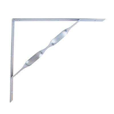 Carinya Heavy Duty Twisted Stay Bracket 400x350mm Zinc Plated Strength