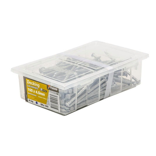 Paslode Griplock Nails 100mm x 4.5mm Galvanised Steel 140 Pack - Auzzistore