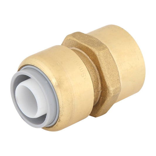 Smartex Pex Female Connector - 20 x 20mm - Lead Free Brass - Push-Fit - Auzzistore