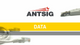 Antsig Micro SD Card Reader - USB 2.0 Adapter - Compact Design - Silver Metal
