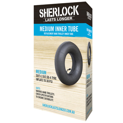 Sherlock Medium Trolley Wheel Inner Tube 4.10/3.50-4 Rubber Durable
