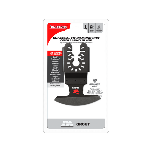 Diablo 70mm Diamond Grit Multi Tool Blade for Grout - Universal Fit - Durable - Auzzistore