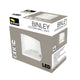 Brilliant 8W White Binley Up Down Wall Light - Energy Efficient - IP44 Rated