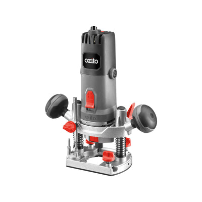 Ozito 850W Router - Variable Speed - Plastic & Metal - Clean Cuts