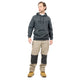 Citeco Charcoal Marle Hoodie - Men's Work Hoodie XL - UPF 50+ Protection