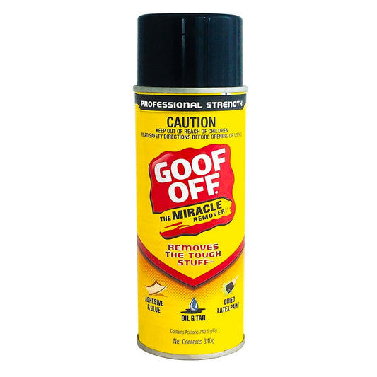 Goof Off Adhesive Remover - 340ml - Acetone - Stain Removal - Auzzistore