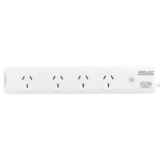 Arlec Grid Connect Smart 4 Outlet Powerboard - 0.9m Lead - White