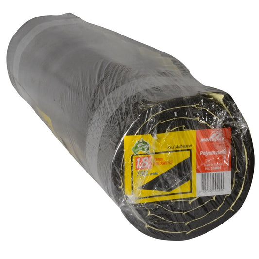 Moroday Adhesive Foam Roll 750mm x 10mm x 1.8m Sound Dampening – view 2