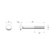 Zenith Hot Dip Galvanised Cup Head Bolts Nuts M10 x 90mm Durable