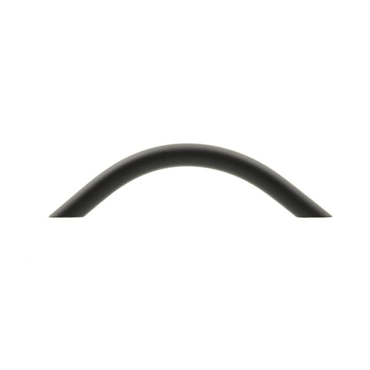 Prestige Black Bow Handle - 96mm Zinc Alloy - Matte Black - Contemporary Design
