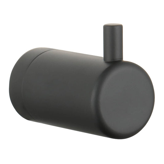 Evekare Matte Black Heavy Duty Robe Hook - 70mm x 50mm x 90mm - Durable