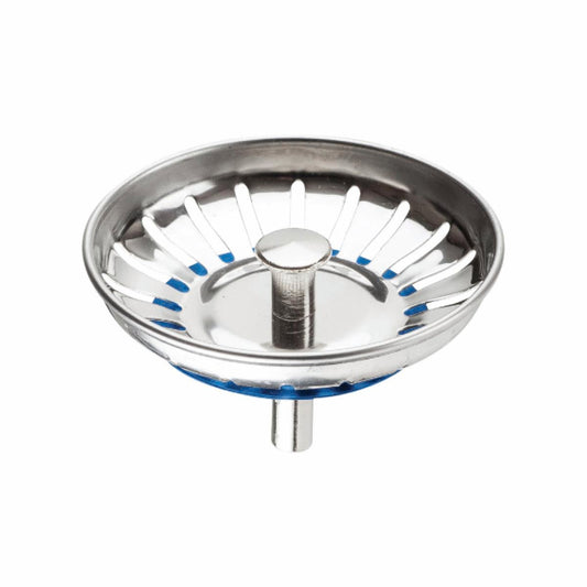 EnduraSeal 80mm Stainless Steel Sink Strainer - Durable - Easy Clean - Auzzistore