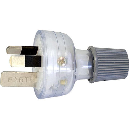 HPM 15A Clear Plug Top - PVC - 10mm Entry - Flexible Design - Auzzistore