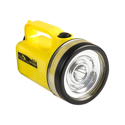 Click 120lm LED Spotlight Torch - 3W - Yellow - Weatherproof - 80m Beam
